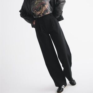 Abercrombie & Fitch Sloane Black Wide-Leg Pants- never worn with tags